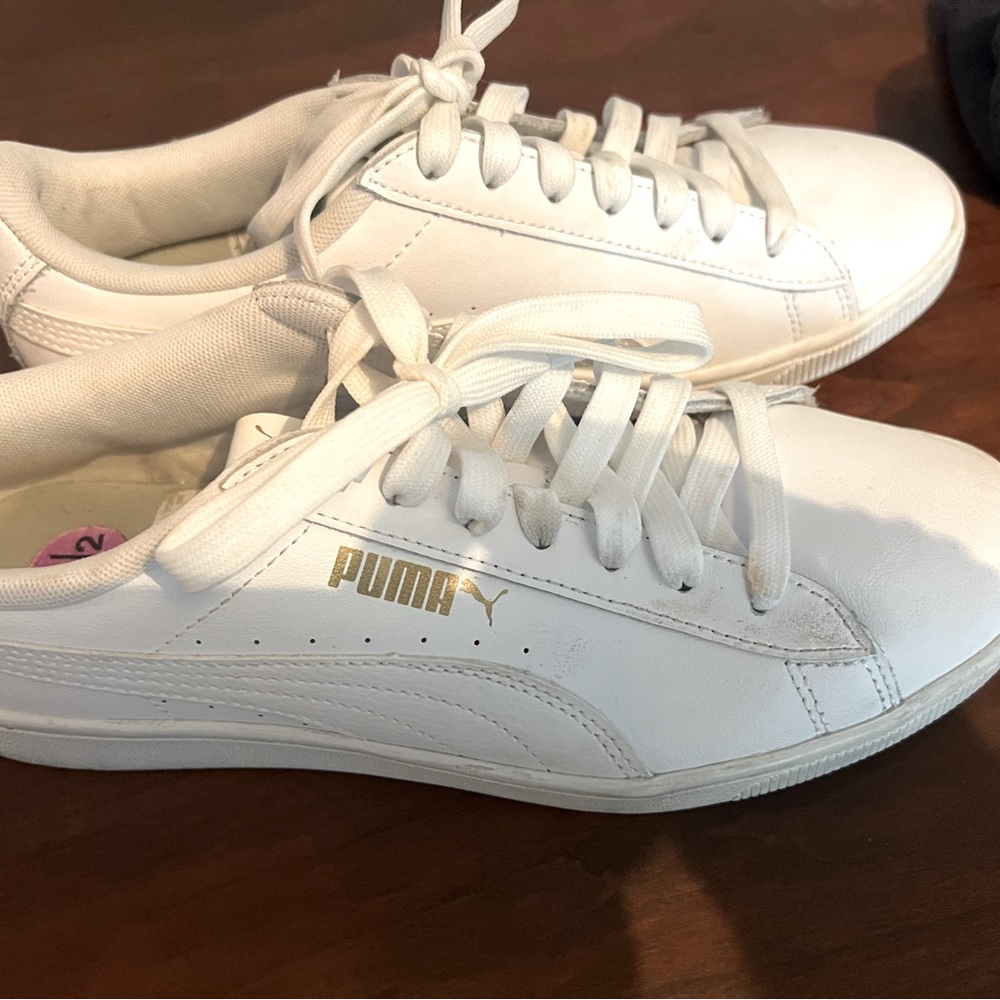 Puma white sneakers